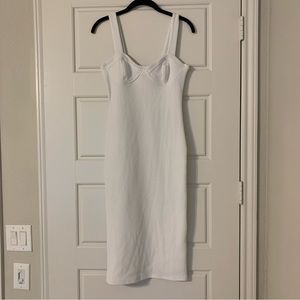 Forever 21 twisted texture midi dress